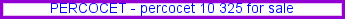 Street value of percocet
